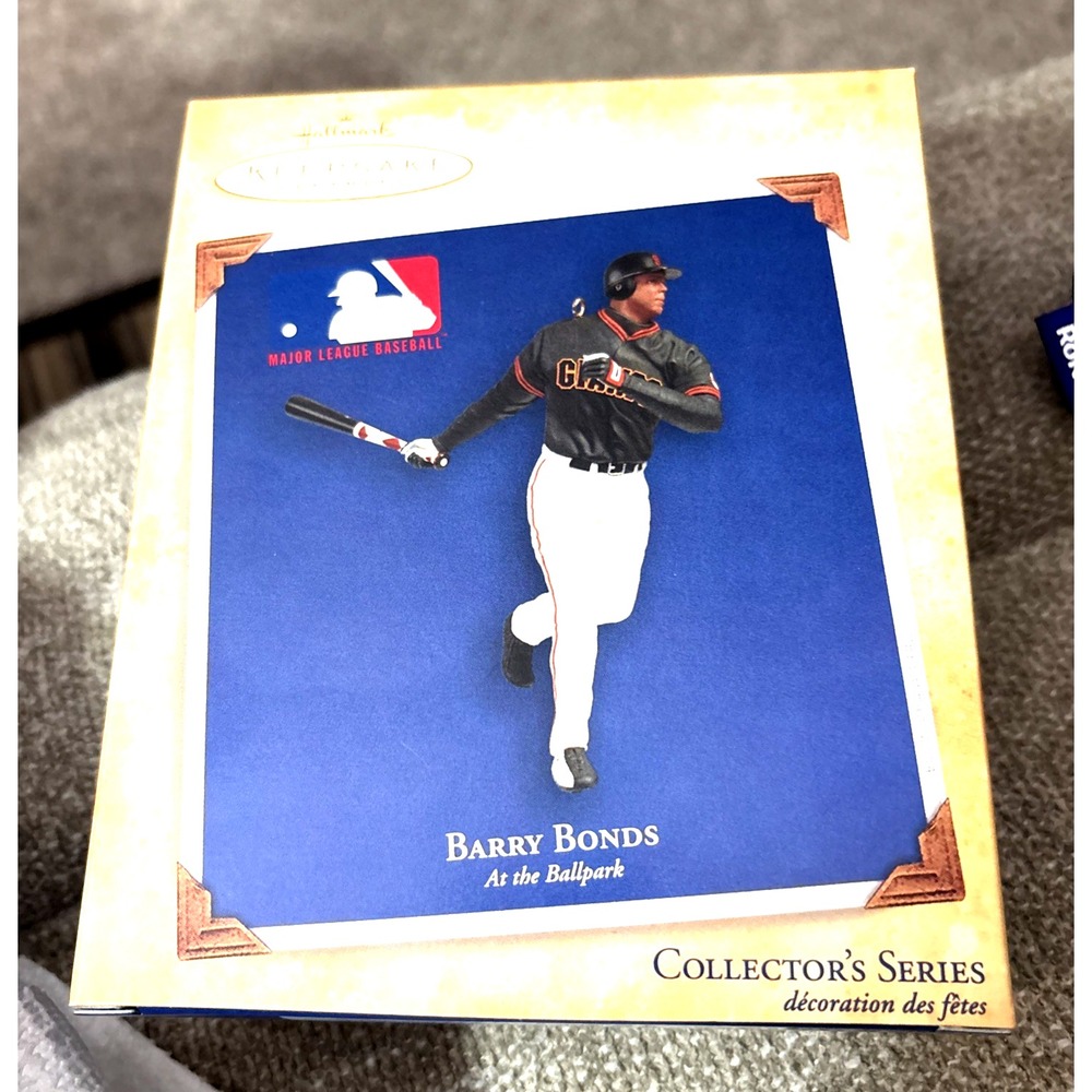 Barry Bonds Hallmark Keepsake Ornament 2004 NIB